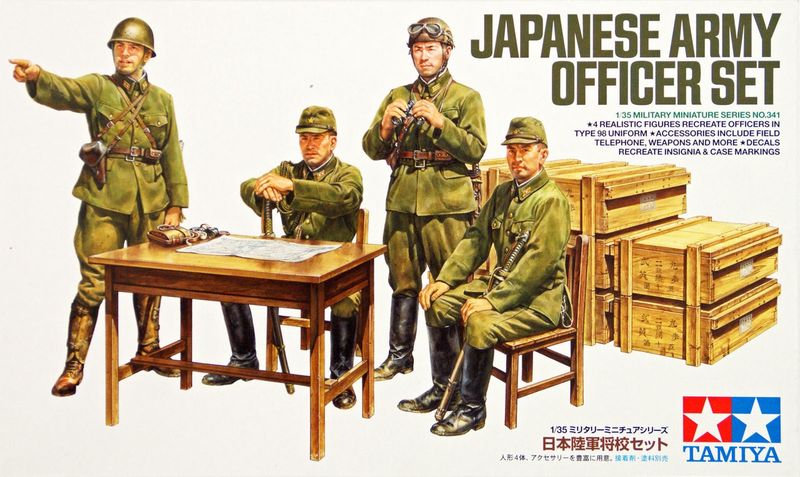 900-35341 TAM35341 JAPANESE OFFICER SET (1/35)
