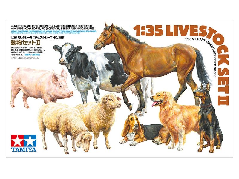 900-35385 TAM35385 LIVESTOCK SET 2(1/35)