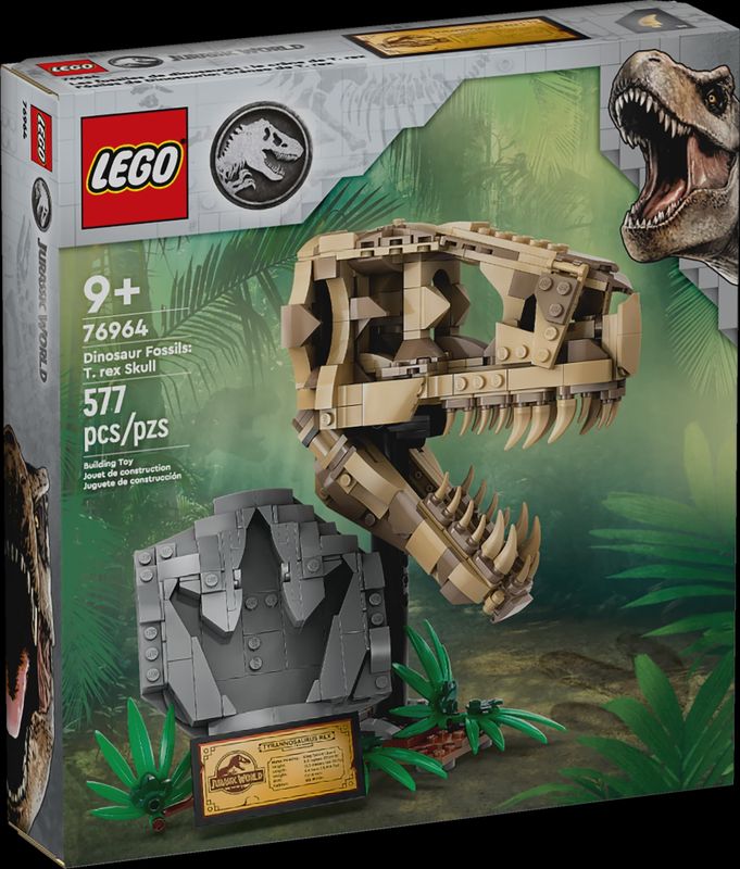 76964 Dinosaur Fossils: T. rex Skull CS PK 4