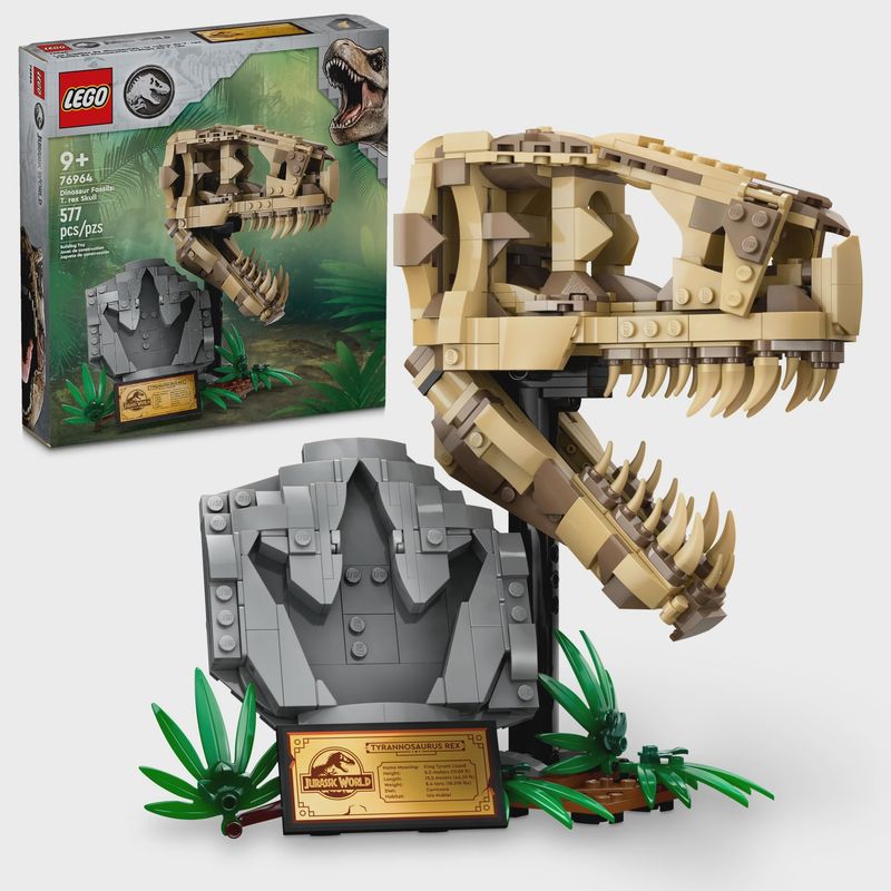 76964 Dinosaur Fossils: T. rex Skull CS PK 4