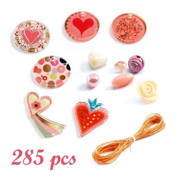 DJ09855 Fancy Beads / Hearts