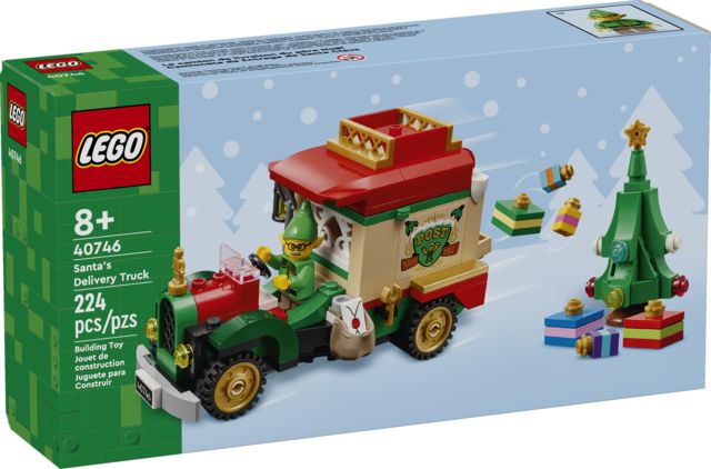 40746 Santa&#39;s Delivery Truck CS PK 4