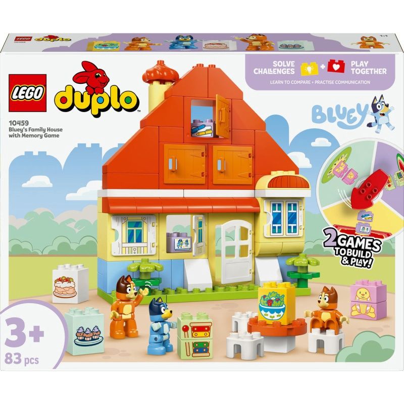 10459 Bluey&#39;s Family House with Memory Game CS PK 2
