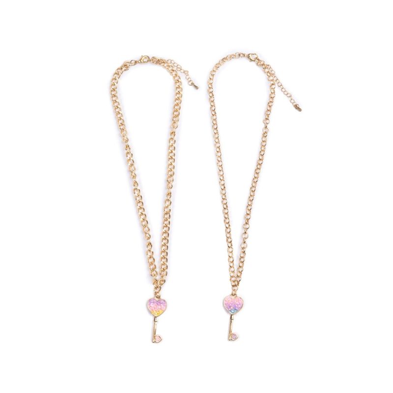 92201 Boutique Chic Key to My Heart Necklace, Assorted