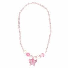 90420 Boutique Holo Pink Crystal Necklace