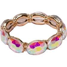 91806 Boutique Chic Aurora Borealis Gem Bracelet