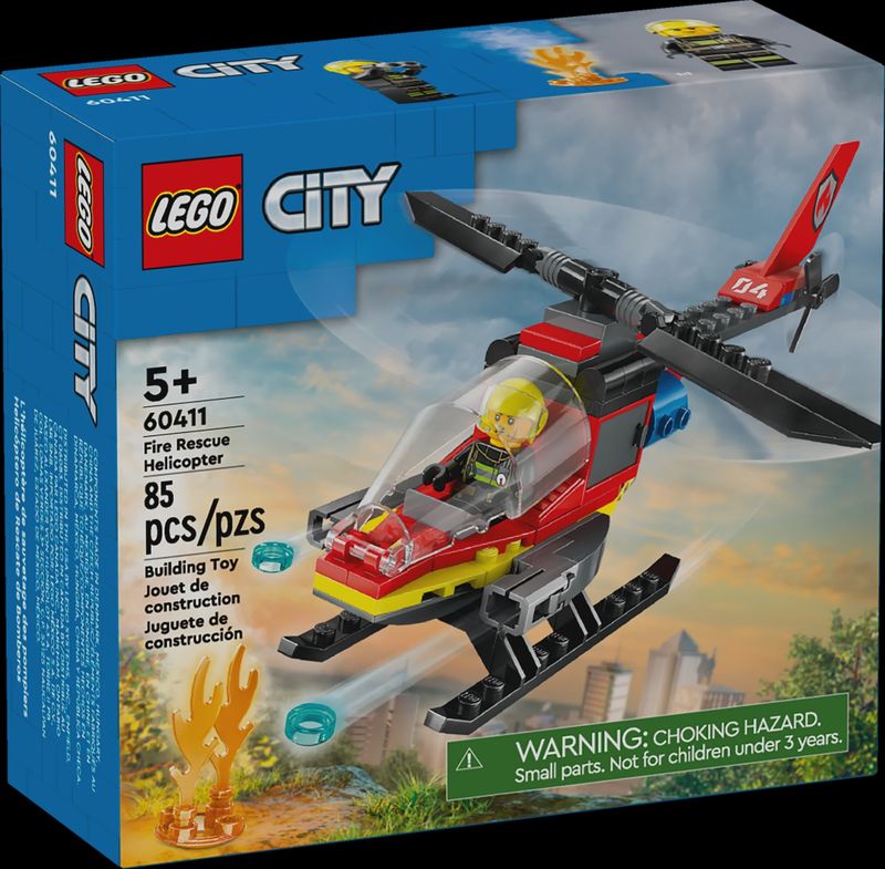 60411 Fire Rescue Helicopter CS PK 4