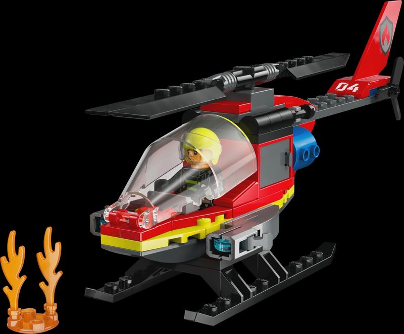 60411 Fire Rescue Helicopter CS PK 4