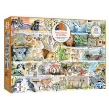 GIBG7134 Puzzle - 1000 pcs - Sun Bears &amp; Sloths (EN)