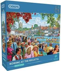GIBG6398 Puzzle - 1000 pcs - Rowing at the Regatta (EN)