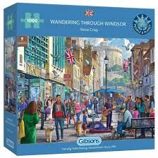 GIBG6364 Puzzle - 1000 pcs - Wandering Through Windsor (EN)