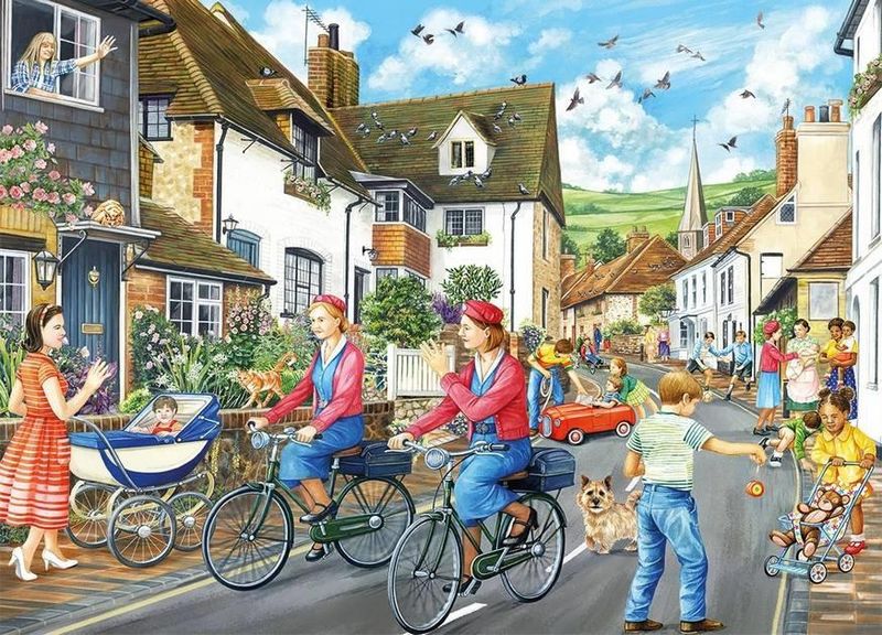 GIBG6401 Puzzle - 1000 pcs - Merry Midwives (EN)