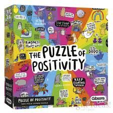 GIBG6608 Puzzle - 1000 pcs - White Logo Collection: Puzzle of Positivity (EN)