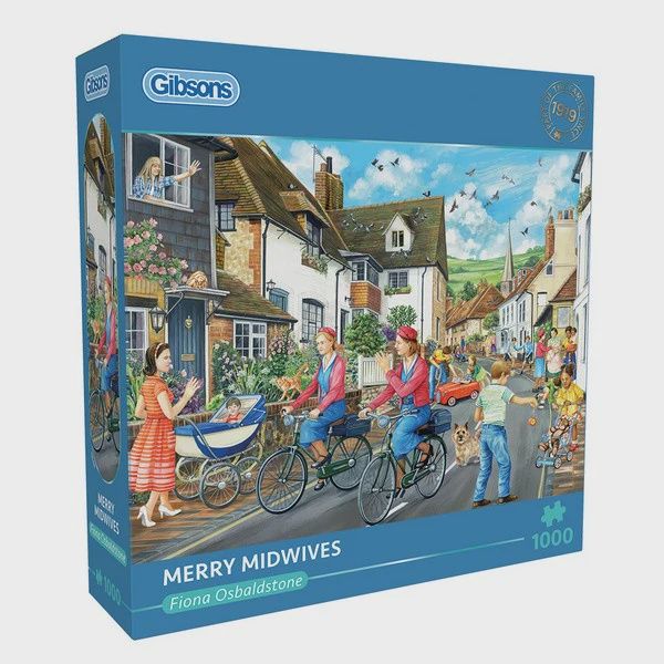 GIBG6401 Puzzle - 1000 pcs - Merry Midwives (EN)