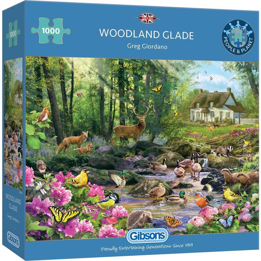 GIBG6370 Puzzle - 1000 pcs - Woodland Glade (EN)