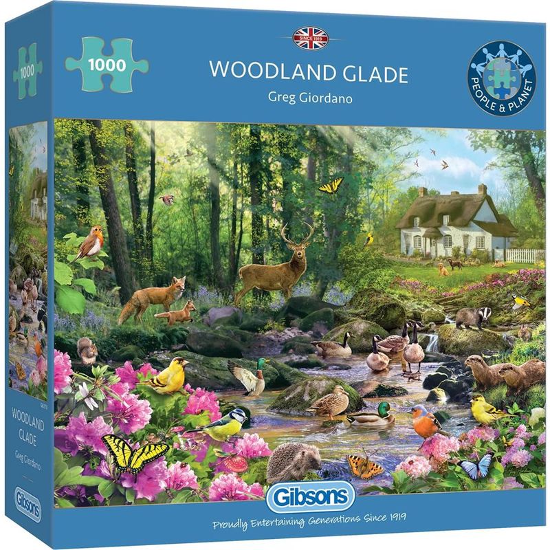 GIBG6370 Puzzle - 1000 pcs - Woodland Glade (EN)