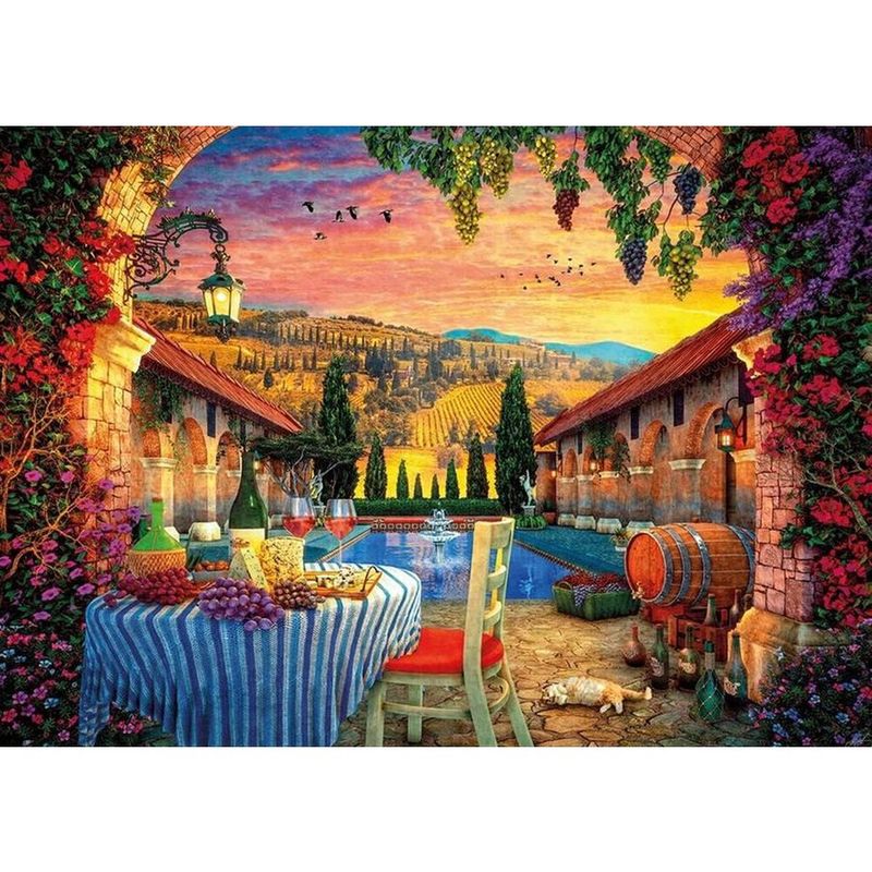 GIBG6386 Puzzle - 1000 pcs - Tuscany Sunset (EN)	1
