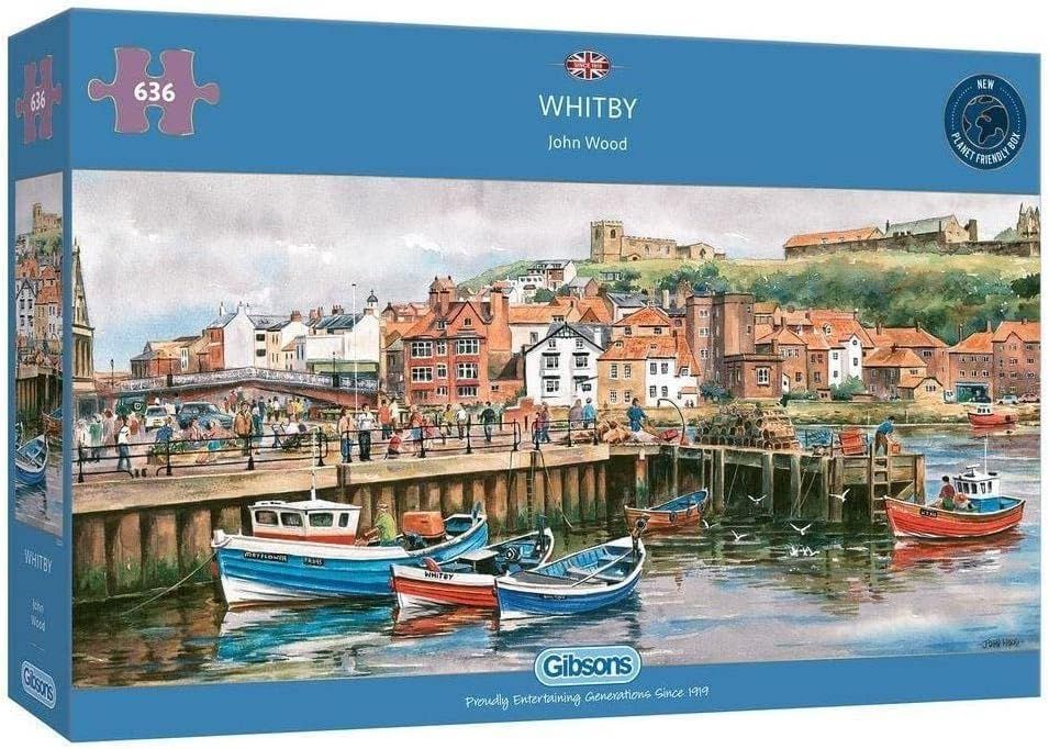 GIBG374 Puzzle - 636 pcs - Panoramic Collection: Whitby (EN)