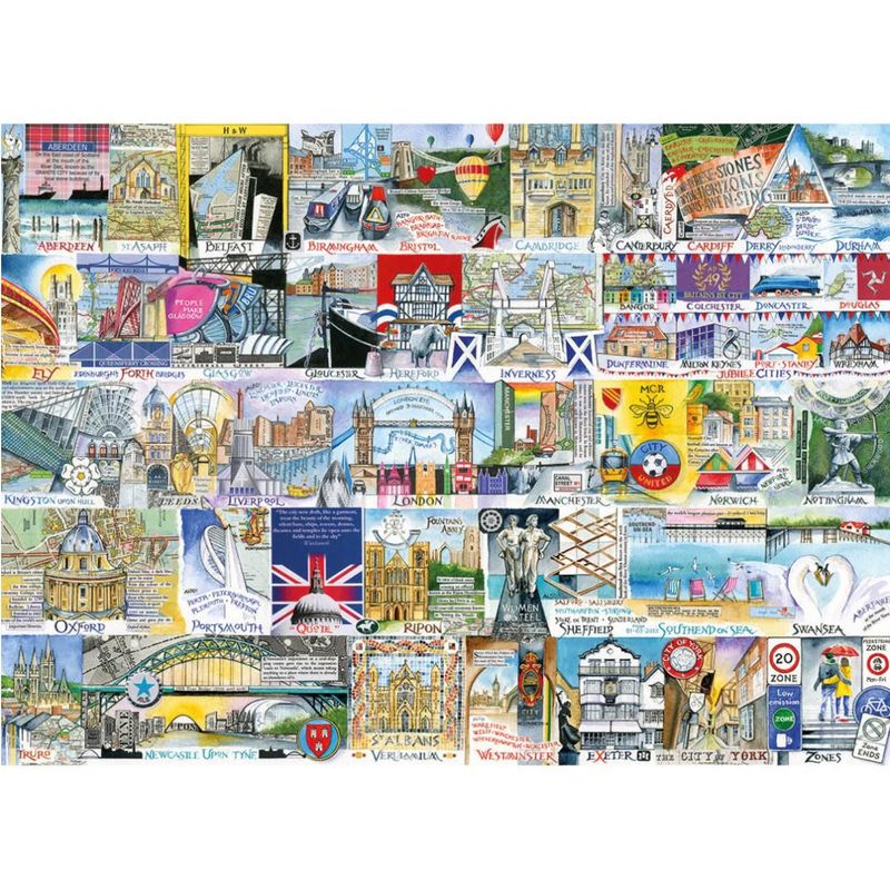 GIBG3564 Puzzle - 500 XL pcs - Bright Lights &amp; Big Cities (EN)