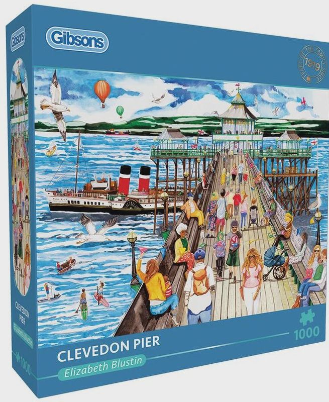 GIBG6412 Puzzle - 1000 pcs - Clevedon Pier (EN)