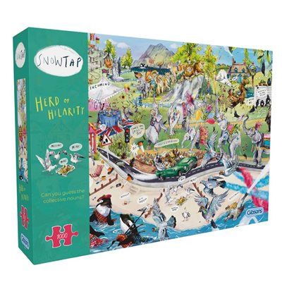 GIBG7138 Puzzle - 1000 pcs - Herd of Hilarity (EN)