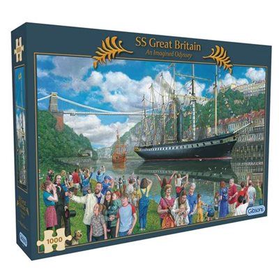 GIBG7149 Puzzle - 1000 pcs - SS Great Britain: An Imagined Odyssey (EN)