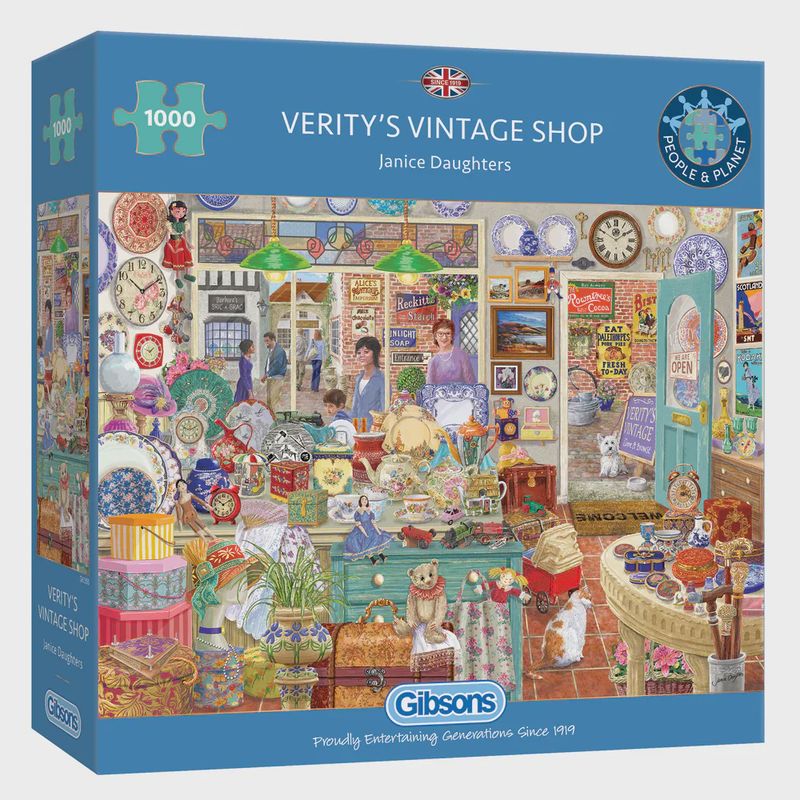 GIBG6355 Puzzle - 1000 pcs - Verity&#39;s Vintage Shop (EN)