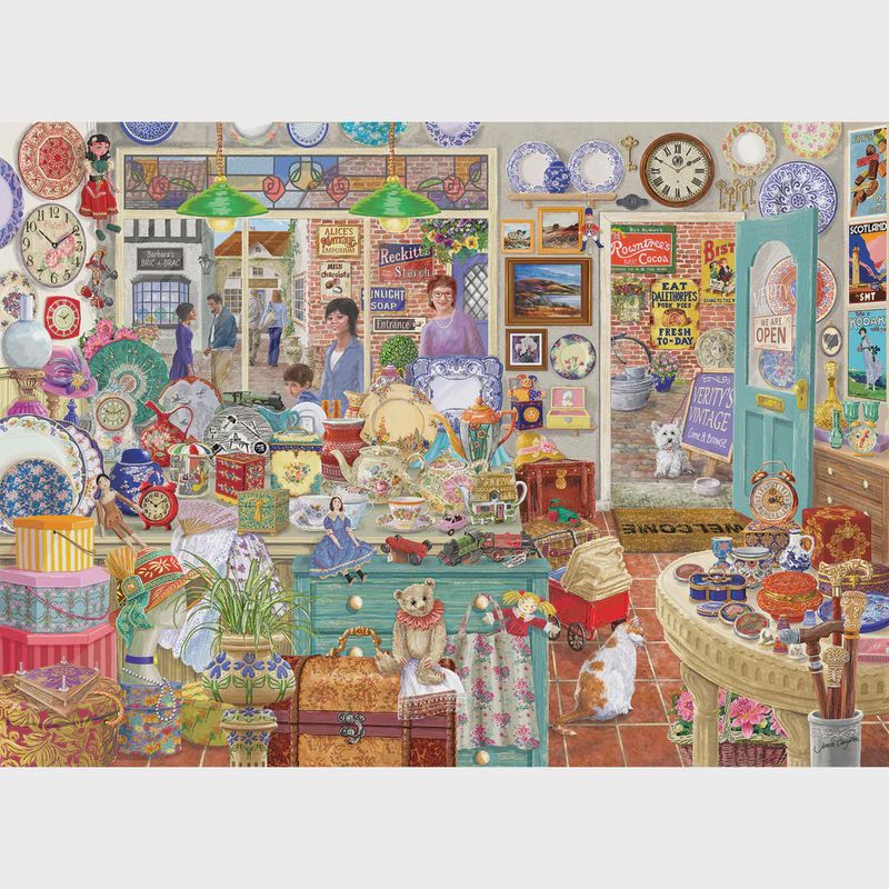 GIBG6355 Puzzle - 1000 pcs - Verity's Vintage Shop (EN)
