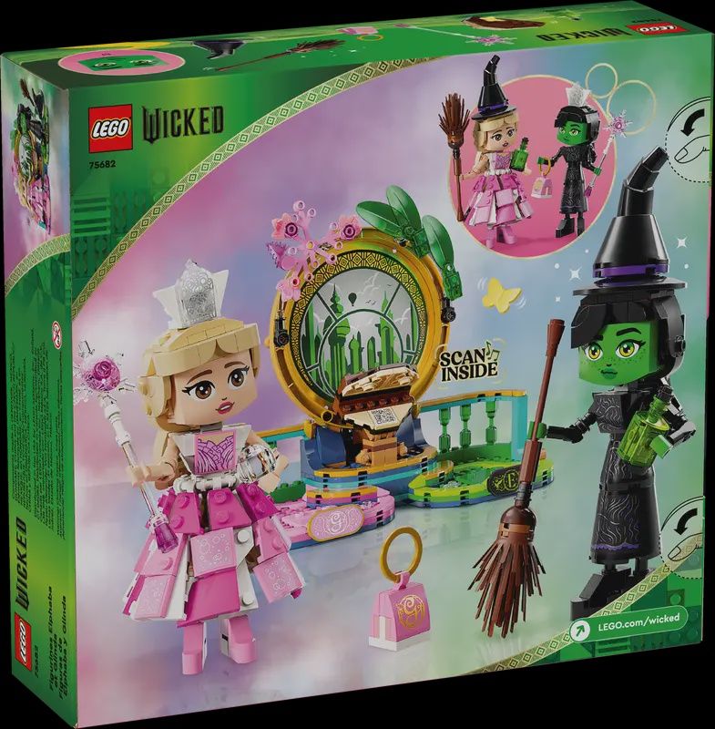 75682 Elphaba &amp; Glinda Figures CS PK 3