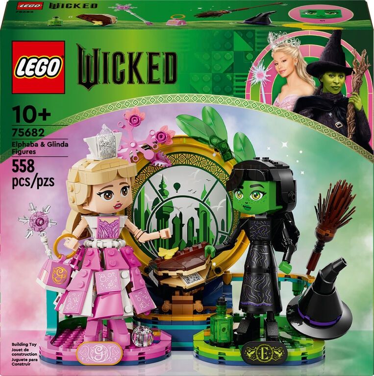 75682 Elphaba &amp; Glinda Figures CS PK 3