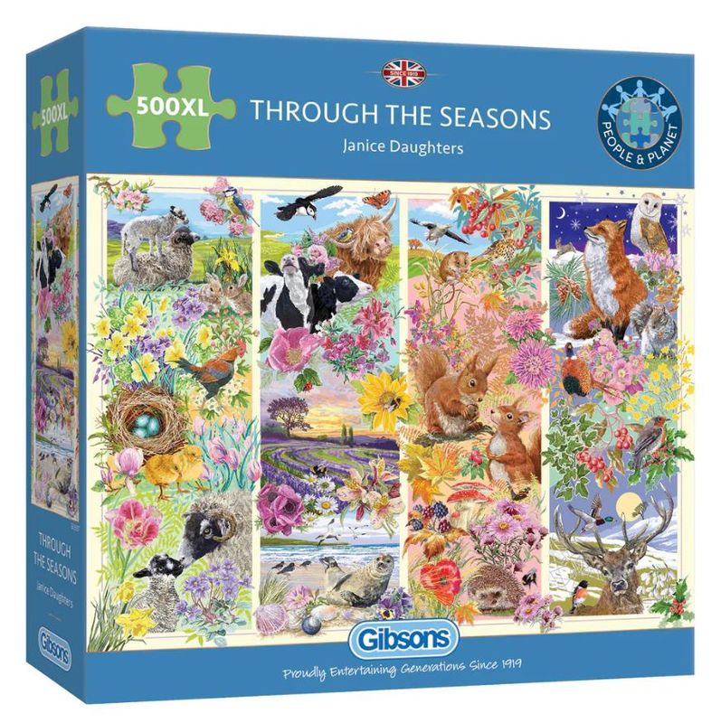 GIBG3557 Puzzle - 500 XL pcs - Through the Seasons (EN)