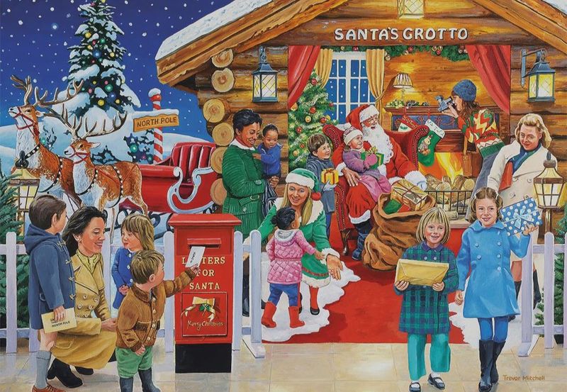 GIBG5068 Puzzle - 500 pcs - A Christmas to Remember (4 Puzzles) (EN)