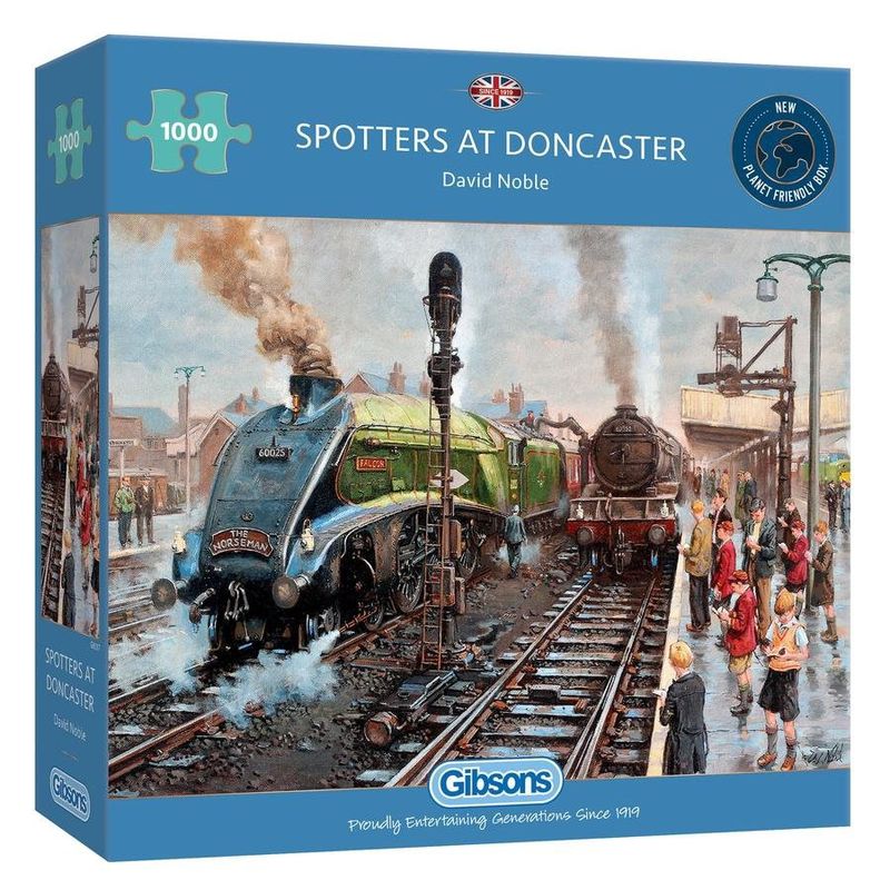 GIBG6317 Puzzle - 1000 pcs - Spotters at Doncaster (EN)