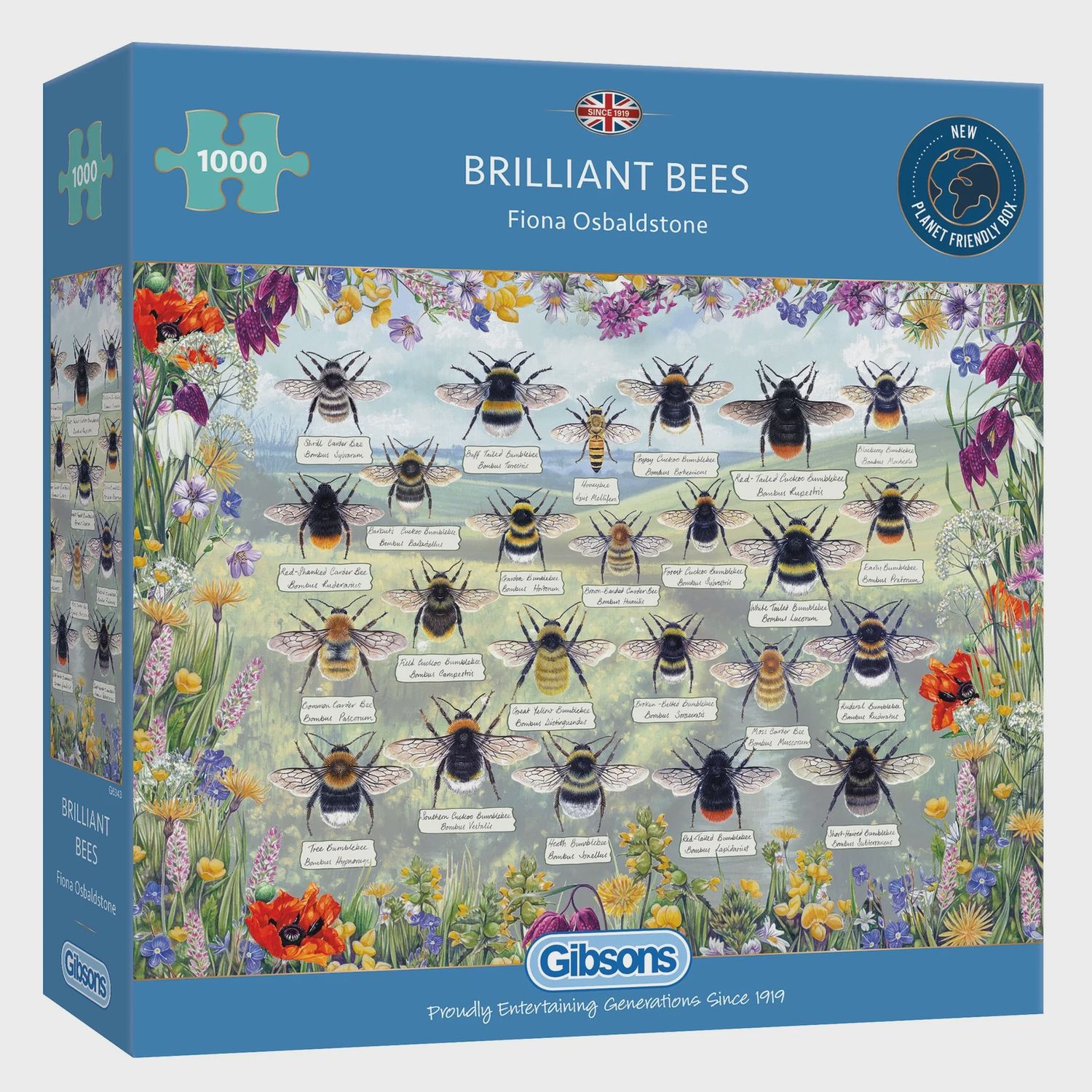 GIBG6343 Puzzle - 1000 pcs - Brilliant Bees (EN)