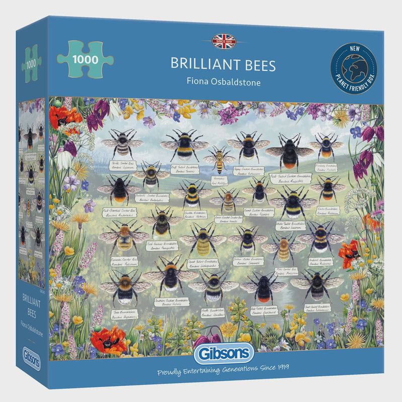 GIBG6343 Puzzle - 1000 pcs - Brilliant Bees (EN)