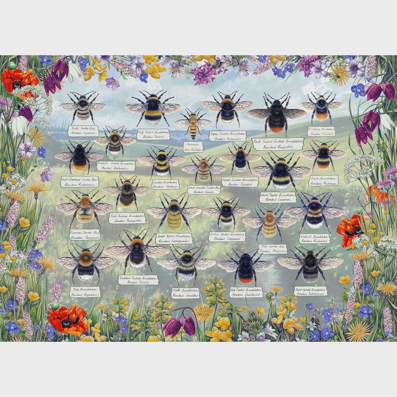 GIBG6343 Puzzle - 1000 pcs - Brilliant Bees (EN)