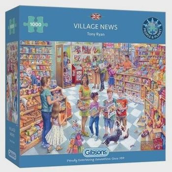 GIBG6354 Puzzle - 1000 pcs - Village News (EN)