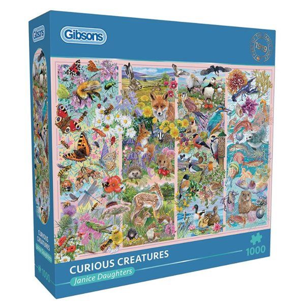 GIBG6381 Puzzle - 1000 pcs - Curious Creatures (EN)