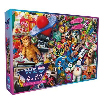 GIBG7145 Puzzle - 1000 pcs - We Love the 80s (EN)