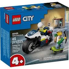 60455 Police Motorcycle Chase CS PK 4