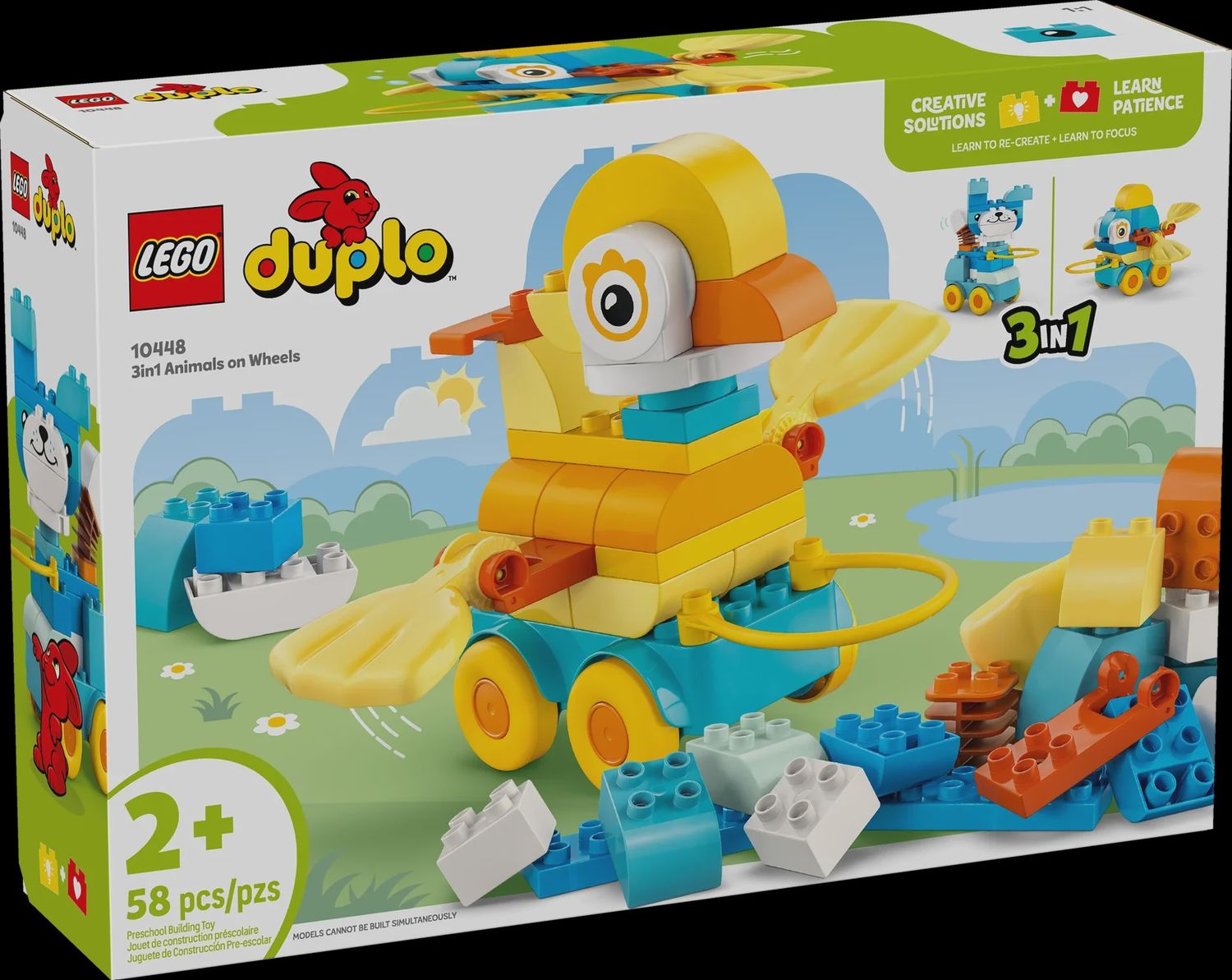 10448 3in1 Animals on Wheels CS PK 2Sale price
