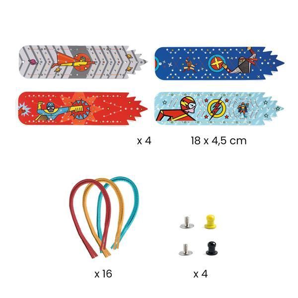 DJ07978 DIY / Super-powers : 4 power bracelets