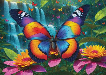 E-2135 Butterfly in the Forest