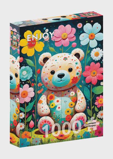 E-2150 Flower Teddy Bear