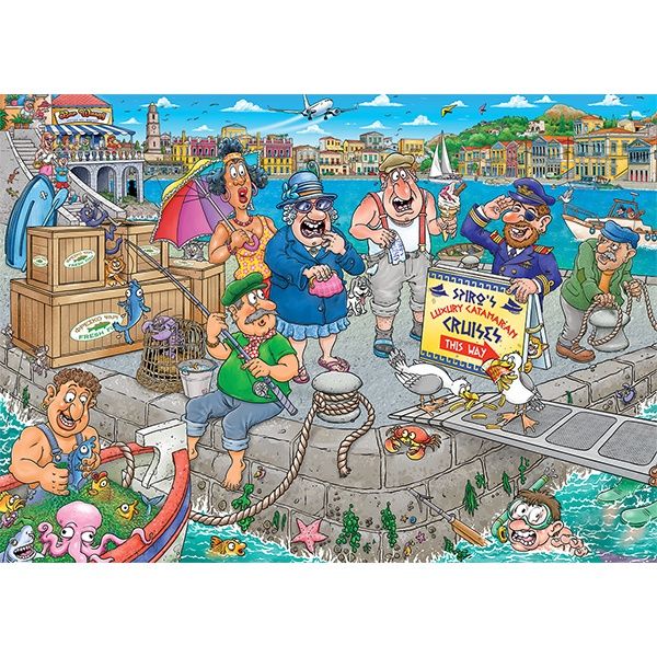70-00511 1000pc. Wasgij Ori .47 Boating Bedlam!
