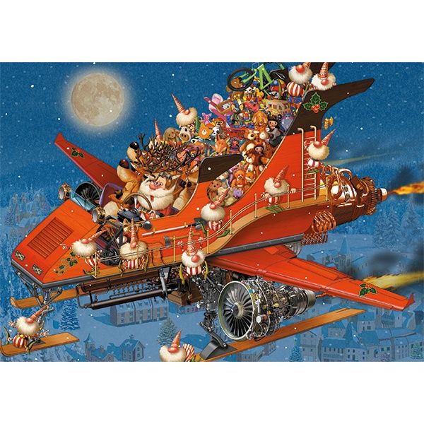 80-05565 1000pc, Ruyer, Christmas Jet