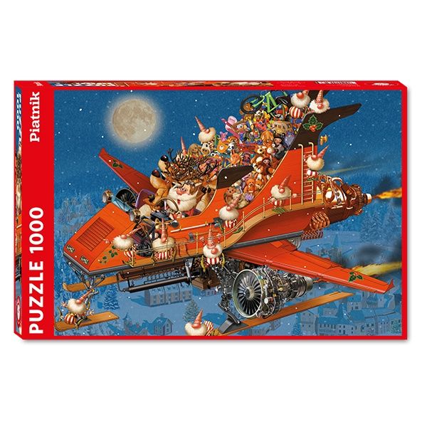 80-05565 1000pc, Ruyer, Christmas Jet
