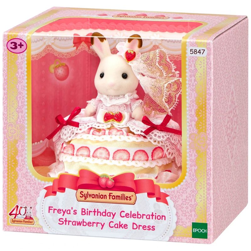 CC4605 Happy Birthday Freya - Strawberry Cake Dress
