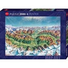 78-30069 2000 pcs, Berann, Alpine Mountain World