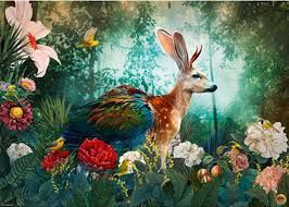 78-29979 1000 pcs, Fauna Fantasies, Jackalope